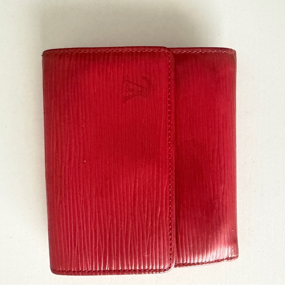 Louis Vuitton vintage Red Epi Leather Wallet
